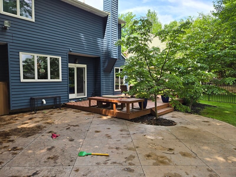 Strongsville Deck Rebuild - Before 1